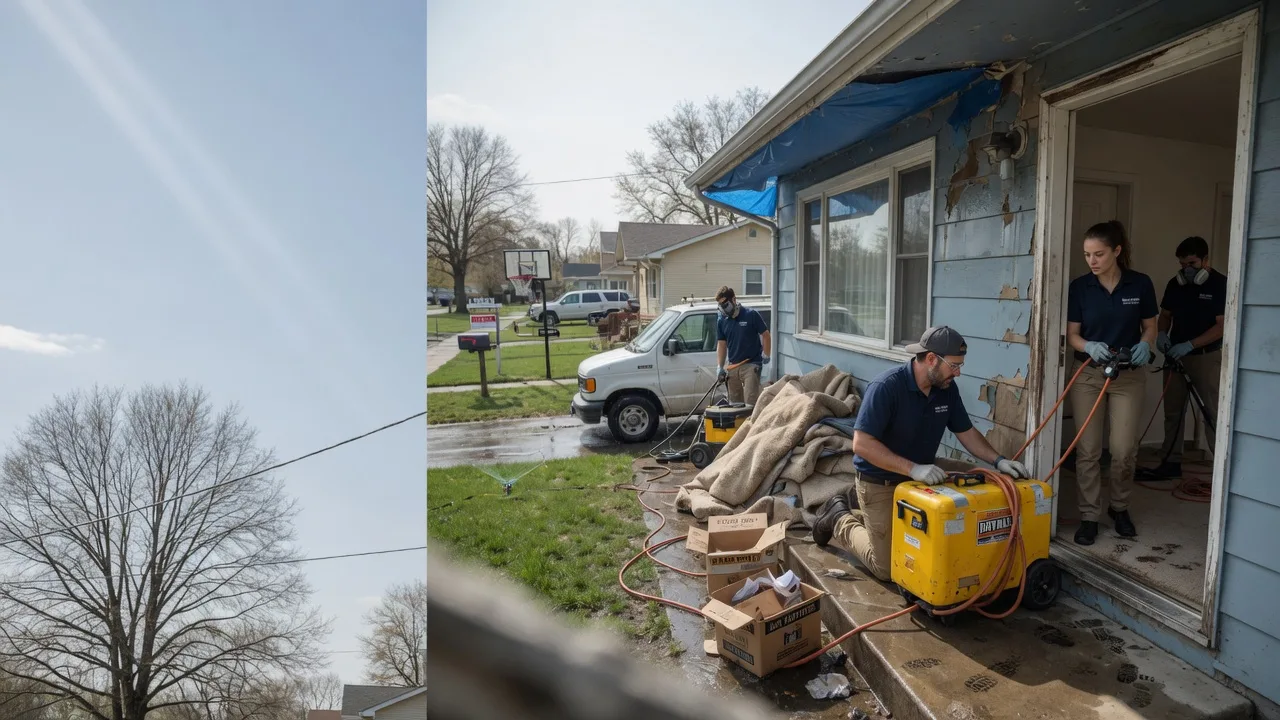 Basement Flood Cleanup in Many, LA near me